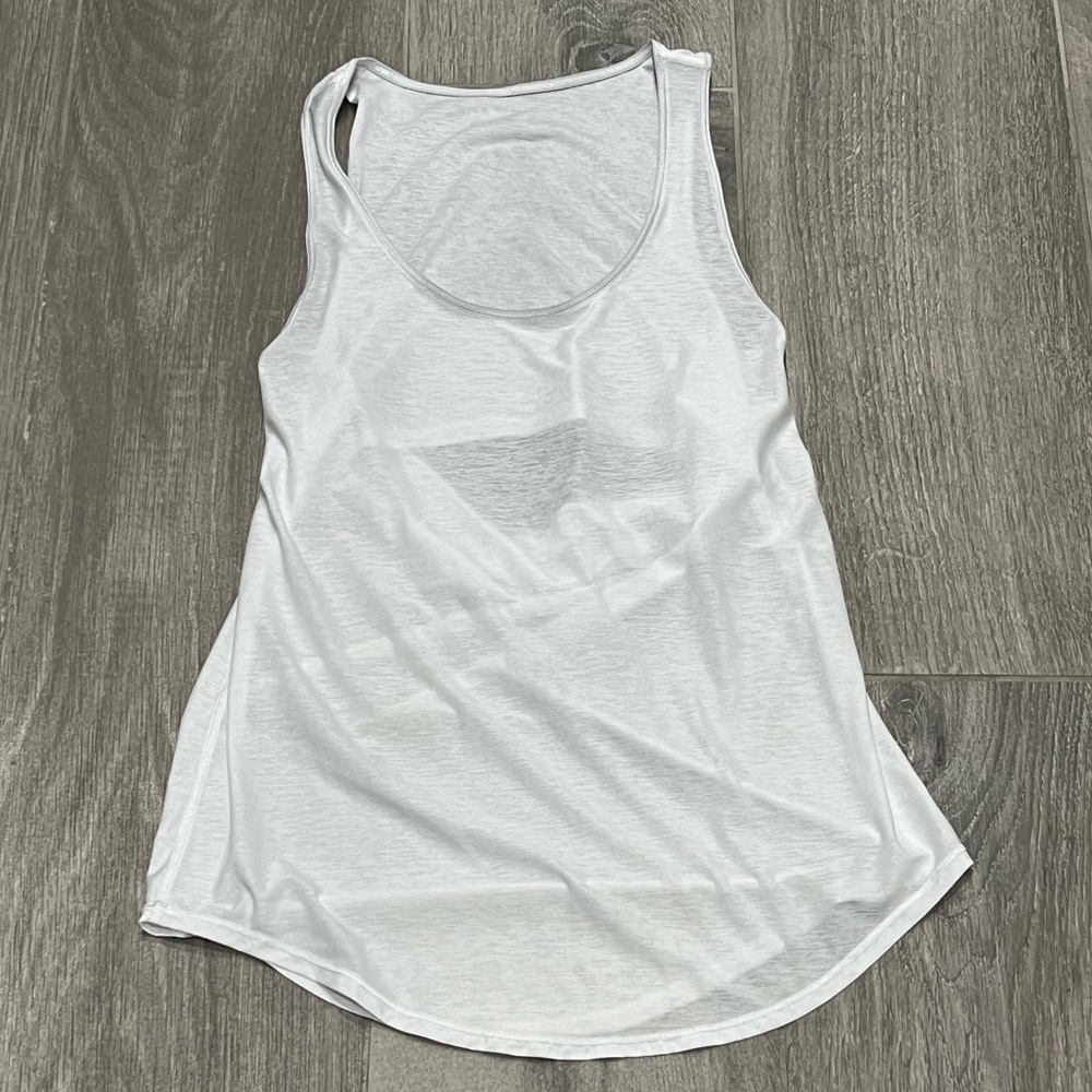 Lululemon white vented tank -2
